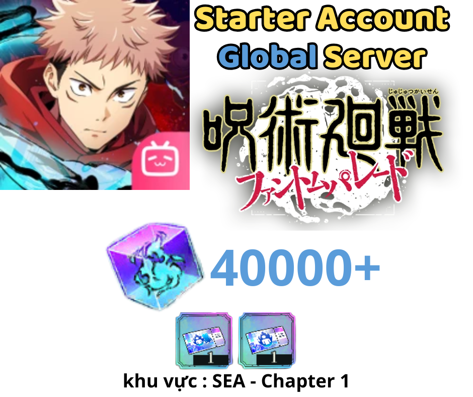 [GLOBAL/SEA] 40000+ Cube Jujutsu Kaisen: Phantom Parade Reroll Account